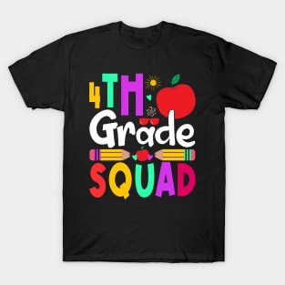 1st Grade Squad Teachers Boys Girls Funny Back To School T-Shirt